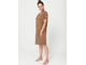 Платье - Туника для дома и отдыха ПЛ 8030 коричневый
