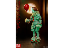 ПРЕДЗАКАЗ - Пеннивайз (Билл Скарсгард, "Оно")  - Коллекционная фигурка 1/12 SCALE Red Hair Clown (POT-0005) - Play One twelve ?ЦЕНА: 12400 РУБ.?