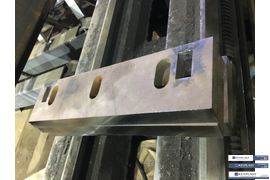 Готовые ножи из материала - хардокс 600-й тип. Твердость 64 - 65 ед.