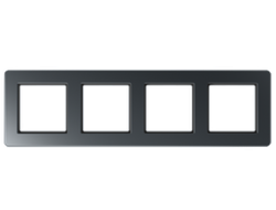 Jung AF584BFANM рамка 4 поста, цвет матовый антрацит