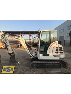 Стекло на мини-экскаваторTerex TC35