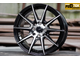 Комплект дисков R15 7,0J ET+40 4*100/4*114,3 Shogun S10 Черный глянец с полированными лучами (S152)
