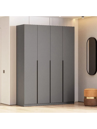 ШК 5 1600 шкаф четырехстворчатый распашной Графит