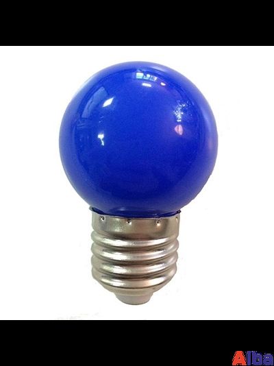 Лампа для Белт-лайта Е27, 1 Вт, d=45 мм, СИНЯЯ