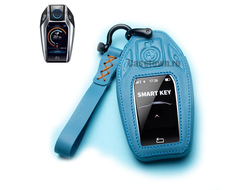 Синий чехол для ключа Bmw G30 (Freedom)