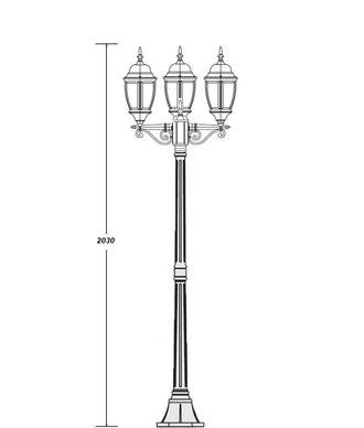 Парковые светильники ARSENAL S3 (2.0m)