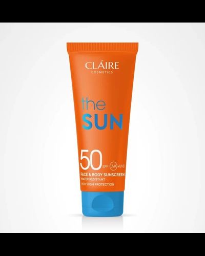 Солнцезащитный крем для лица и тела водостойкий SPF50