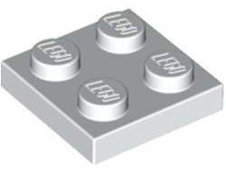 Plate 2 x 2, White (3022 / 302201 / 4613976)