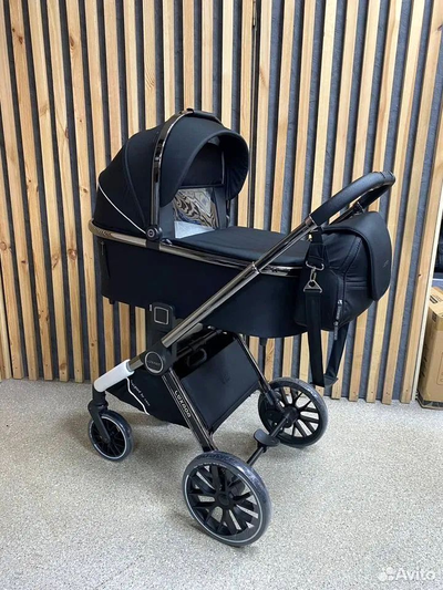 Детская коляска 3 в 1 Luxmom 777 Черный