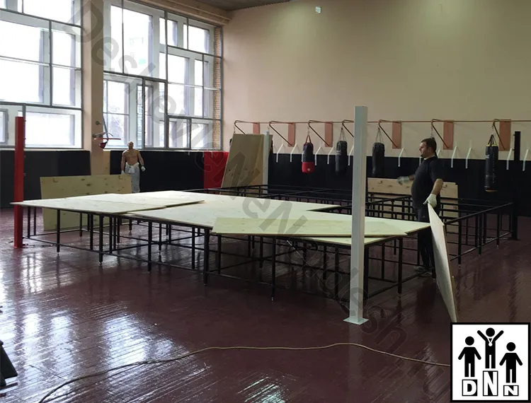 Конструкция боксерского ринга