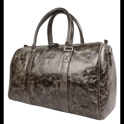 Кожаная дорожная сумка Noffo Premium brown (арт. 4018-52) черный