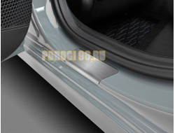 Накладки порогов RIVAL (4 шт.) Hyundai Elantra 2021-