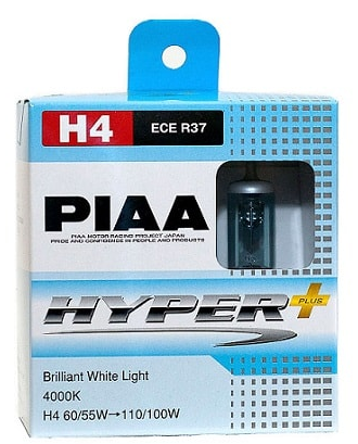 Галогеновые лампы PIAA Hyper Plus (4000K)