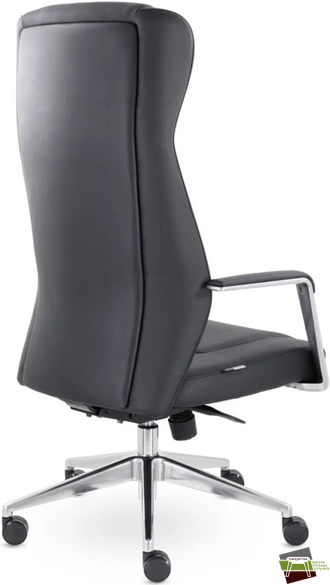 Кресло EPIK A-112-G L114 (кожа черная)