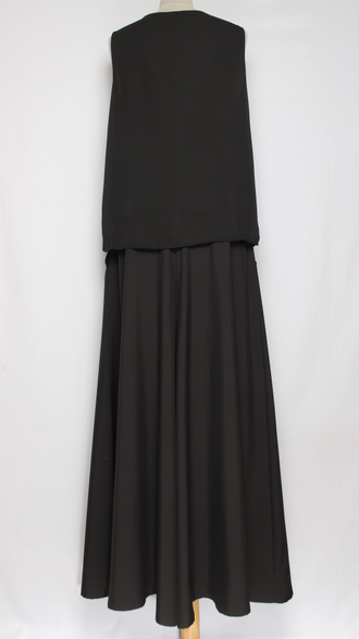 Юбка-брюки "РАСКЛЕШЕННАЯ" чёрная р.46-54