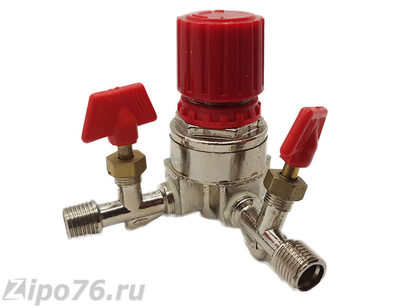 Редуктор для компрессора с кранами