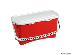 Ведро пластиковое Filmop Top-Down с крышкой (20 литров, красное)