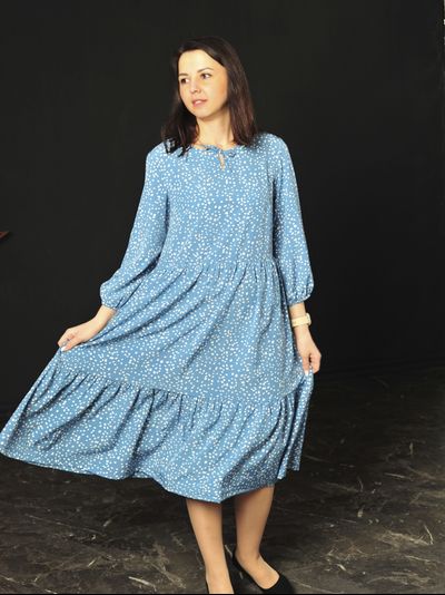 Платье: 644-0224 морская волна