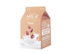 Маска тканевая A'Pieu Coffee Milk One-Pack с молочными протеинами и экстрактом кофе