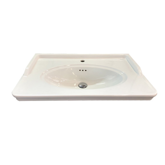 Тумба-умывальник "Неаполь-80" белый глянец с раковиной 50180