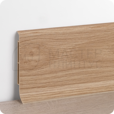 Плинтус VILO Linela 410 Дуб Аделаида с мягким краем - стильное решение для вашего интерьера