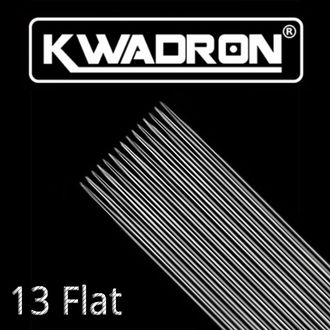 13 FLLT - Flat long taper (0,35 mm) "Татуировочные иглы - Kwadron"