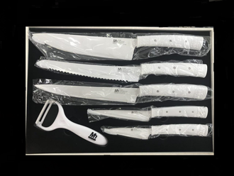 Набор ножей Millerhaus MH-8000 с мраморным покрытием 6 предметов оптом