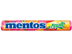 Жевательные конфеты Mentos Roll Fruit 29гр.