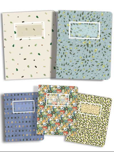 Купить тетрадь с АВОКАДО AVOCADO  24 листа в клетку