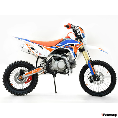 Питбайк MOTAX MX 125 Белый-оранжевый