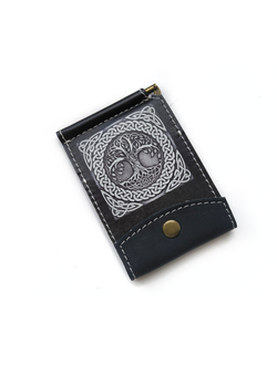 Портмоне-зажим с принтом "Ясень Иггдрасиль"