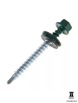 Саморез кровельный DAXMER 4.8х50 RAL 6005 (150 шт)
