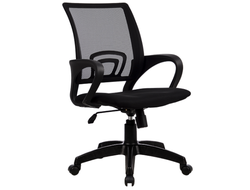 Офисное кресло CS-9 PL ткань-сетка черная № 20