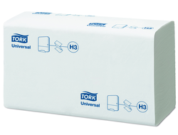 120108 Tork Tellus бумажные листовые полотенца Singlefold сложения ZZ 1 слой Cистема H3