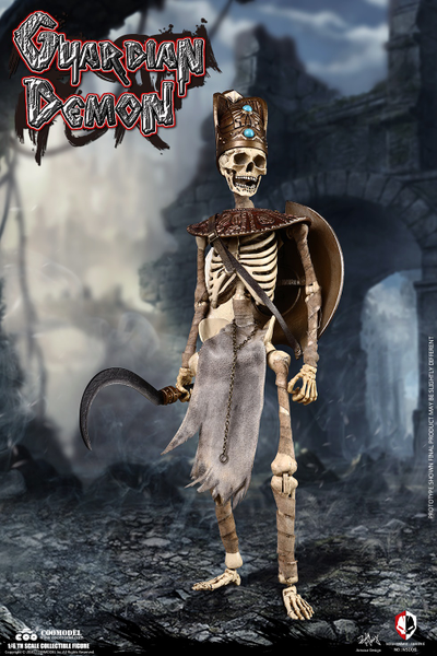 Египетский скелет-страж - Коллекционная ФИГУРКА 1/6 scale DIE-CAST ALLOY - NIGHTMARE SEIRES - EGYPT - GUARDIAN DEMON (NS006) - COOMODEL