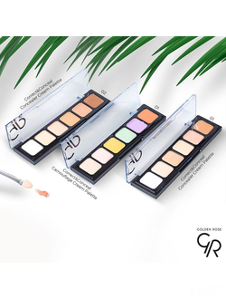 Golden Rose Палетка для коррекции лица CORRECT&CONCEAL CAMOUFLAGE CREAM PALETTE