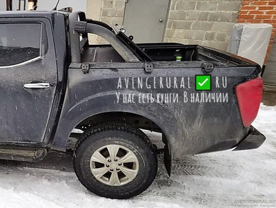 Жёсткая 4-секционная крышка кузова HAL Std для пикапа Dongfeng DF6 с установкой под штатную дугу