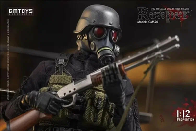Ханк, лидер USS Alpha Team (Resident Evil, Обитель Зла) - Коллекционная фигурка 1/12 Reaper (GM520) - Gmtoys