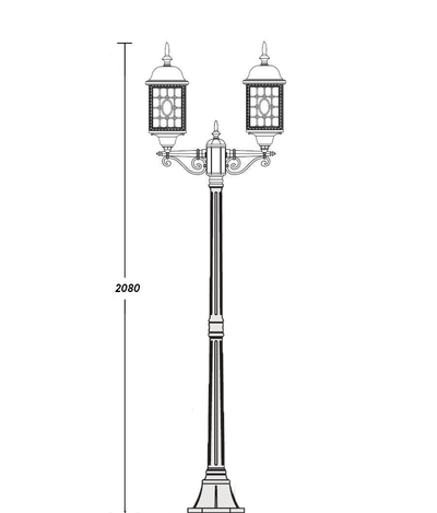 Светильник садово-парковый  серии   London