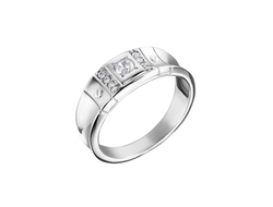 Мужское золотое кольцо с бриллиантами арт. 810285.