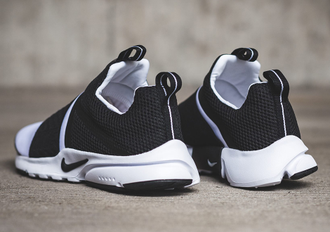 Nike air presto white and black online