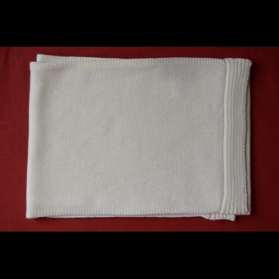 Белый вязаный шарф Италия Vizio 4876 фото итальянских шарфов Визио