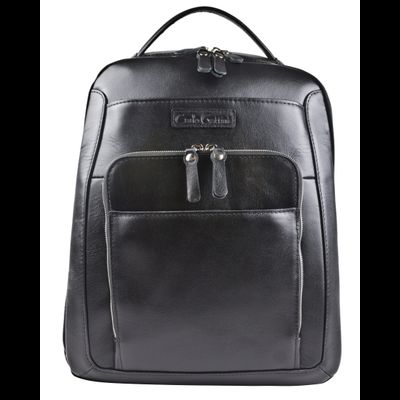 Кожаный рюкзак Monfestino black (арт. 3034-01)