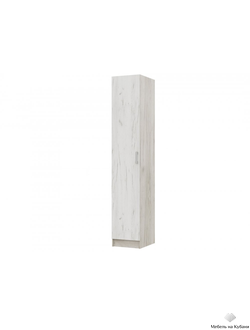 Гармония ПН 601 М Шкаф-пенал Крафт белый/Крафт серый