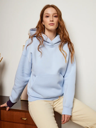 ЖЕНСКОЕ ХУДИ "НЕБЕСНО-ГОЛУБОЕ НАСТРОЕНИЕ"