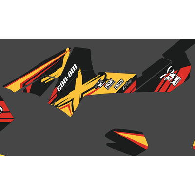 Наклейки на квадроцикл BRP Can-Am Outlander G1 400 800 MAX XT XT-P 2006 - 2012 №3493