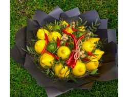 Букет из лимонов и перцев