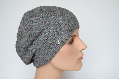 Итальянский разноцветный берет для женщин Вицио 7085