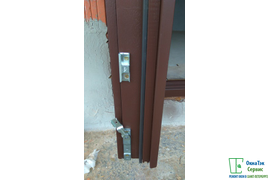 Штульповый шпингалет и ответка на восстановленной двери