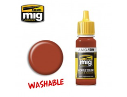 Ammo MIG: краска акриловая Washable rust